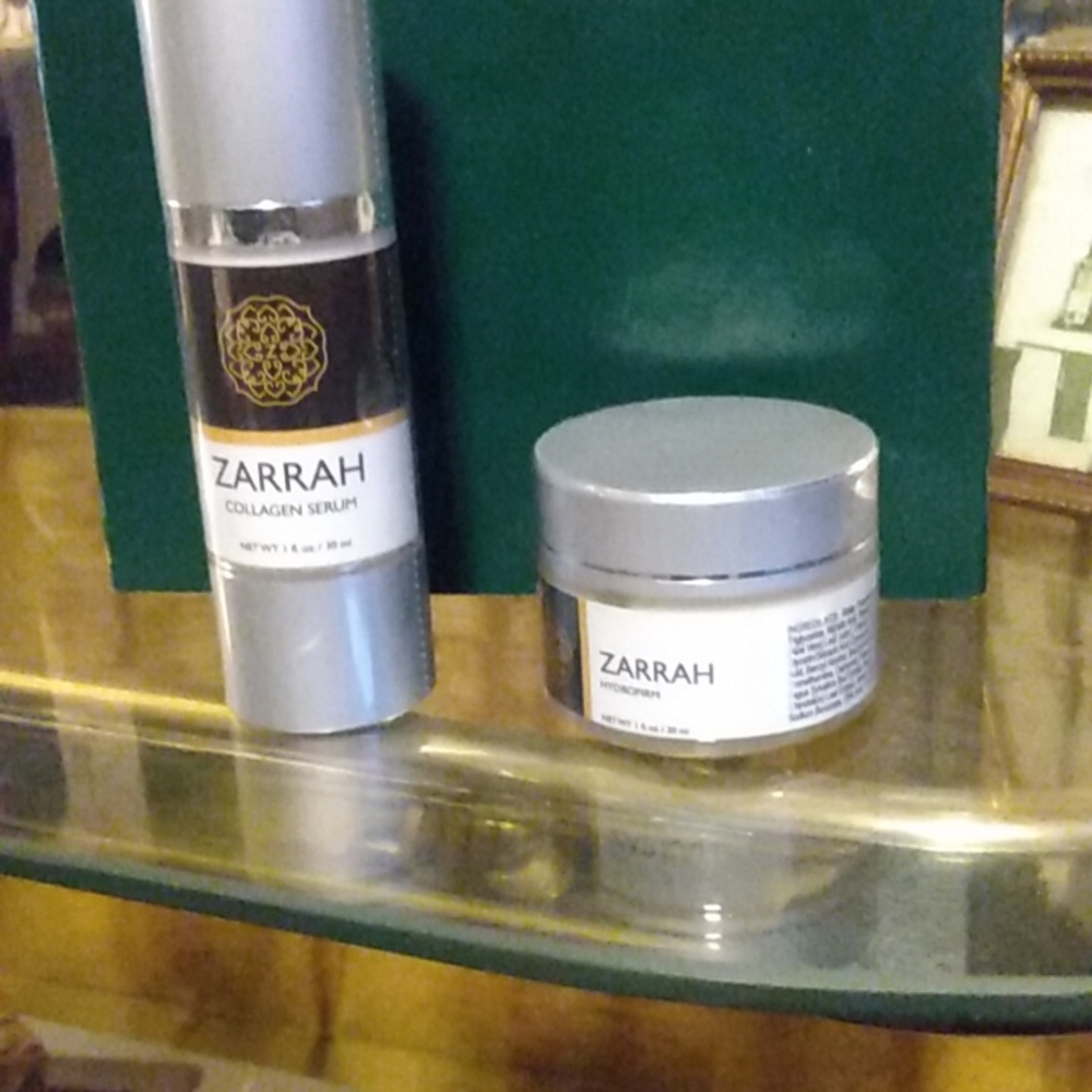 ZARRAH COLLAGEN SERUM 1 oz. & HYDROFIRM 1 oz.